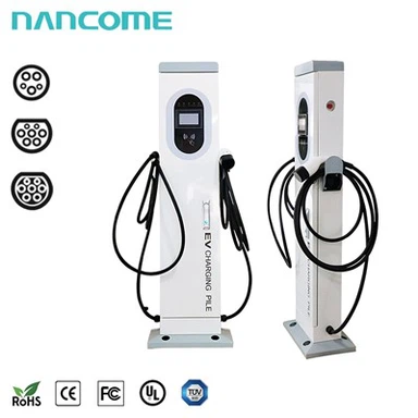 Estação de carregamento CA integrada com pistola dupla