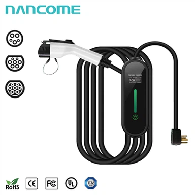 Carregador EV portátil plug and play